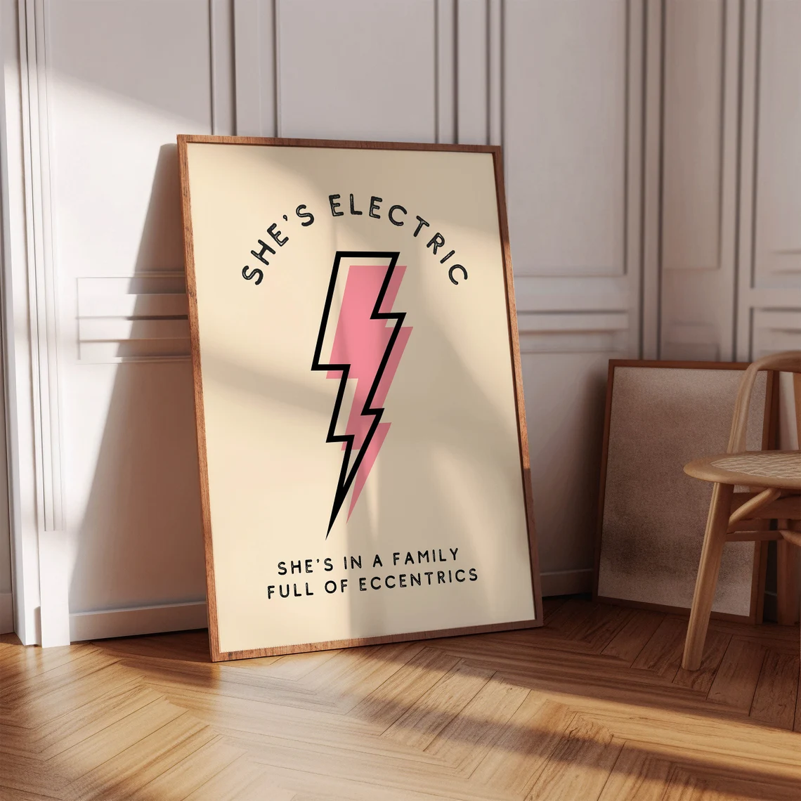 She's Electric Oasis Inspired Art Print