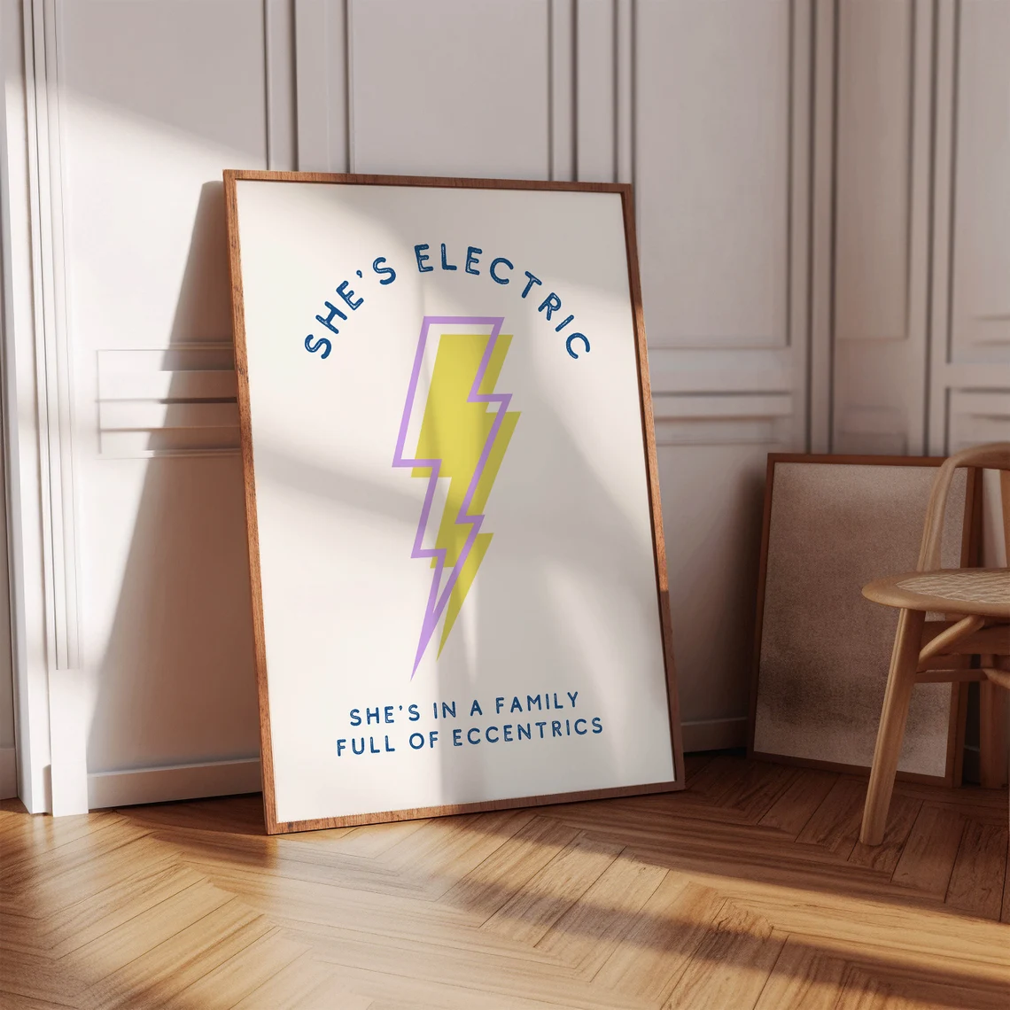 She's Electric Oasis Inspired Art Print