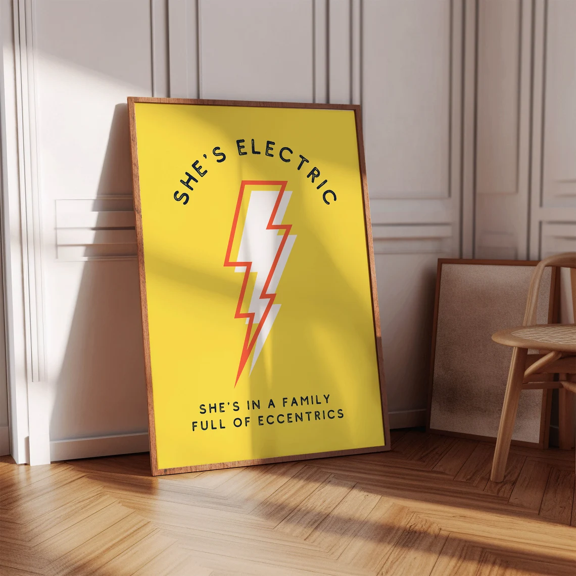 She's Electric Oasis Inspired Art Print