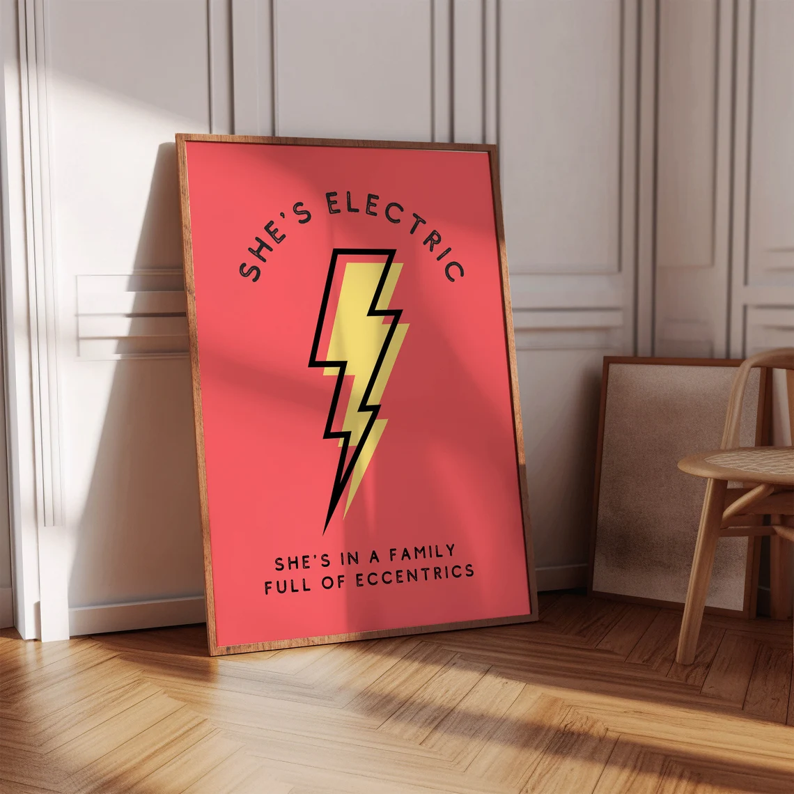 She's Electric Oasis Inspired Art Print