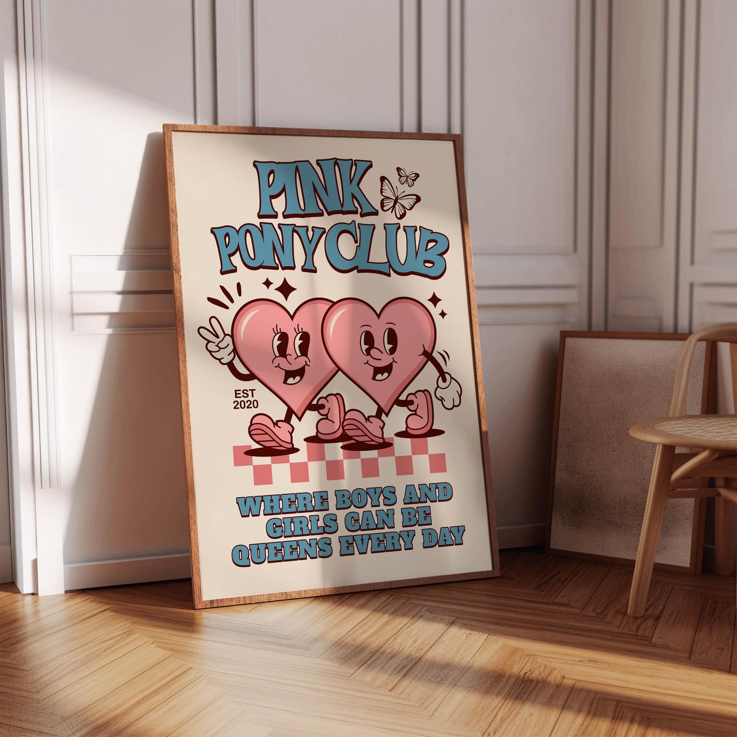 Pink Pony Club Inspired Art Print