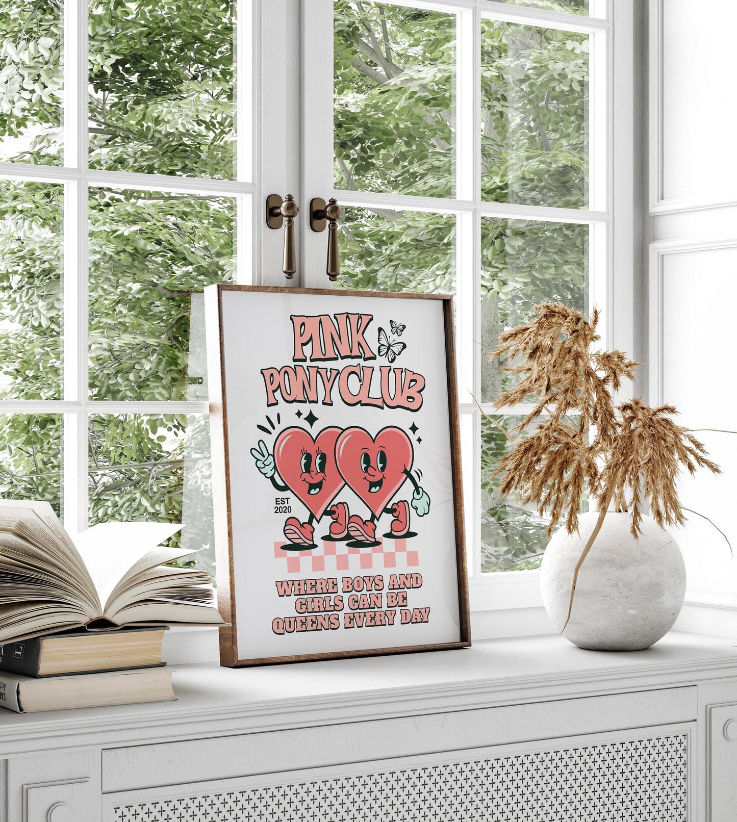 Pink Pony Club Inspired Art Print