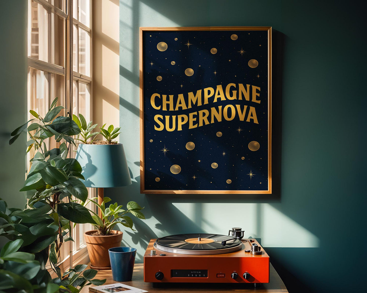 Champagne Supernova Inspired Art Print, Music Wall Art, Champagne Supernova, Music Print, Music Art, Music Wall Art, Indie, Music Lyrics