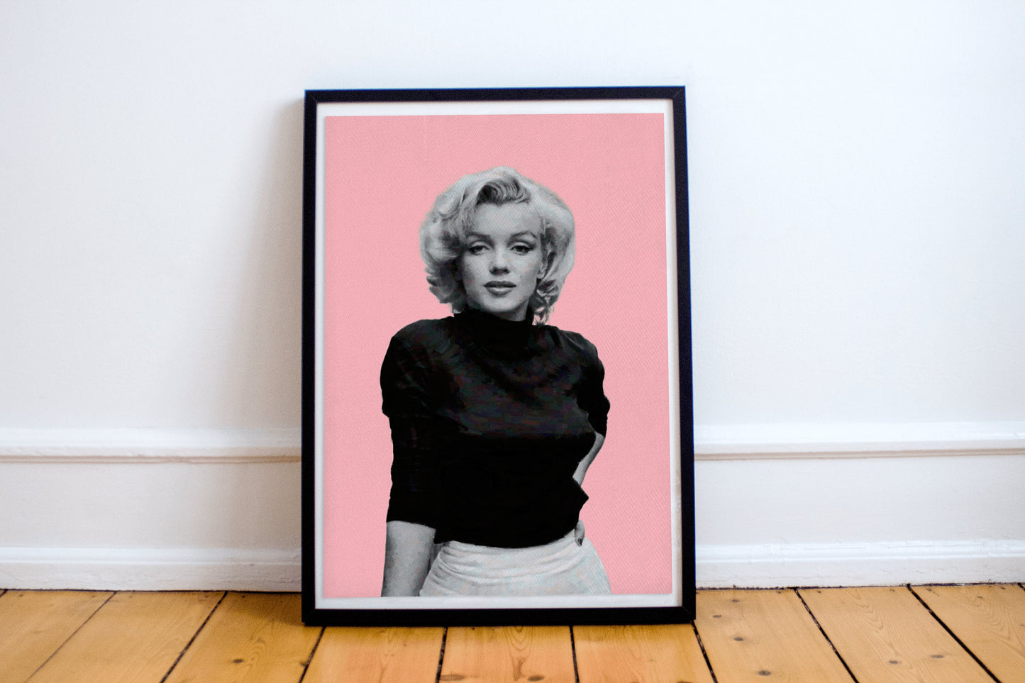 Marilyn Monroe Art Print | Marilyn Monroe Print | Pastel Pink Print | A4 A3 16x12 | Marilyn Monroe Wall Art | Retro Print | Vintage Style