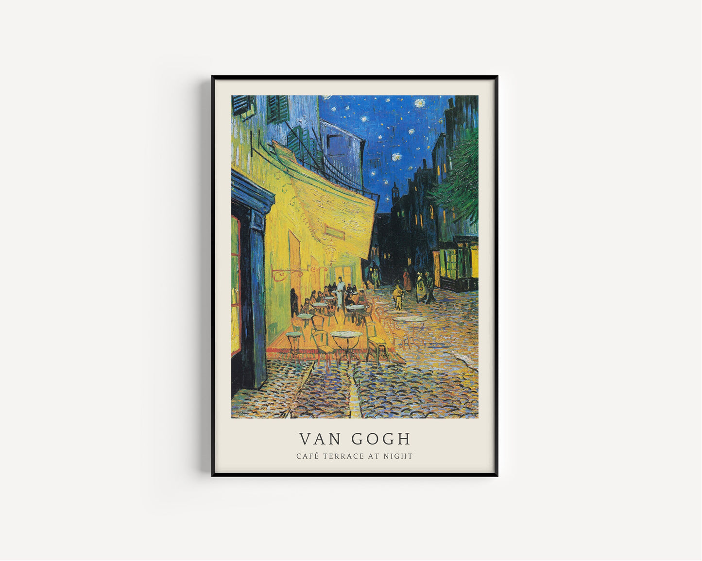 Van Gogh Art Print, Café Terrace at Night, Van Gogh Wall Décor, Classic Art Print, Van Gogh Paintings, Van Gogh Art, Modern Home Décor,