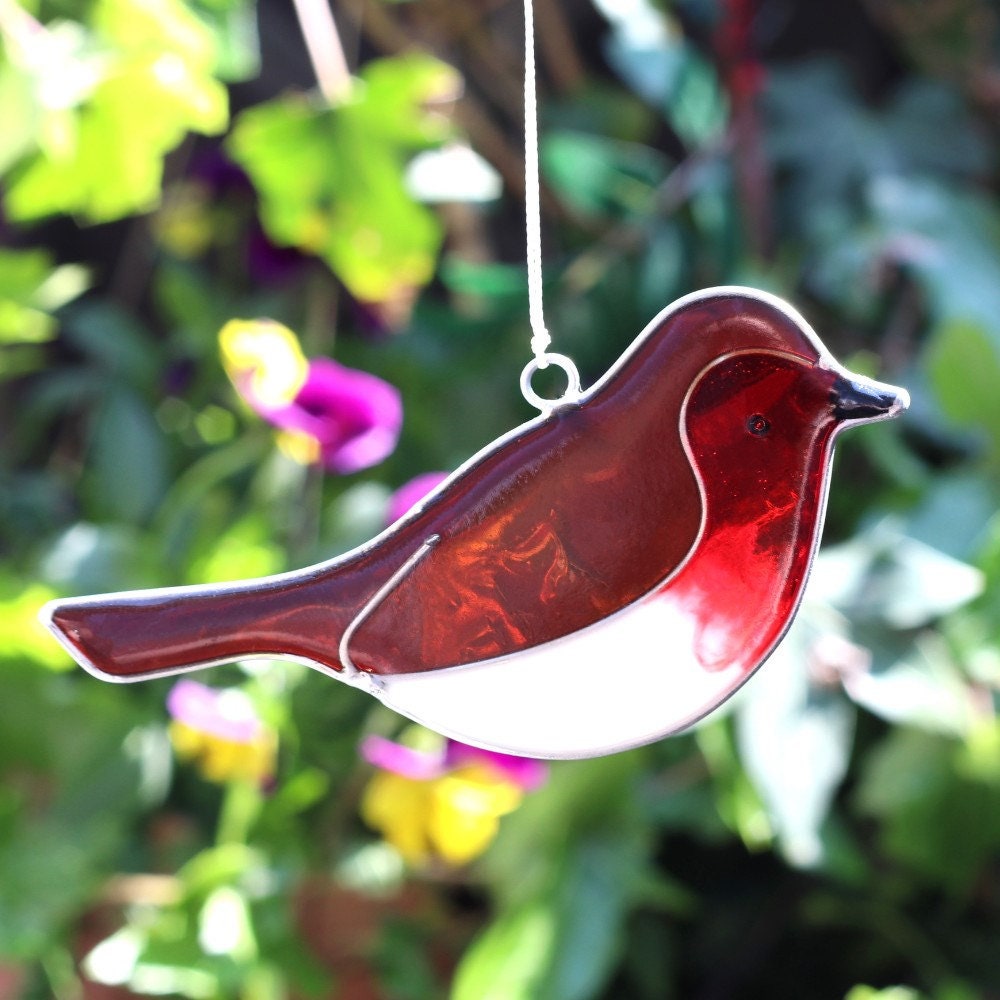 Bird Suncatchers Various Birds, Stained glass suncatchers for window, hanging decoration, Kingfisher, BlueTit, Goldfinch, Jaybird