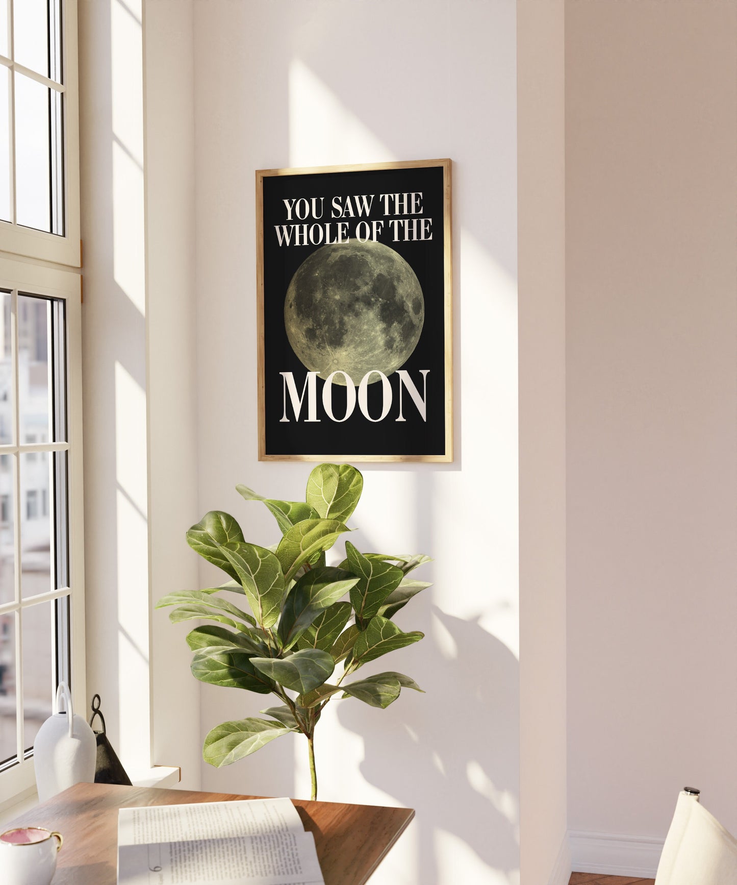 The Waterboys Inspired Print, The Whole Of The Moon Lyrics Print, Retro, Music Wall Art, Indie Music Print, Gig Concert Poster, Music Prints