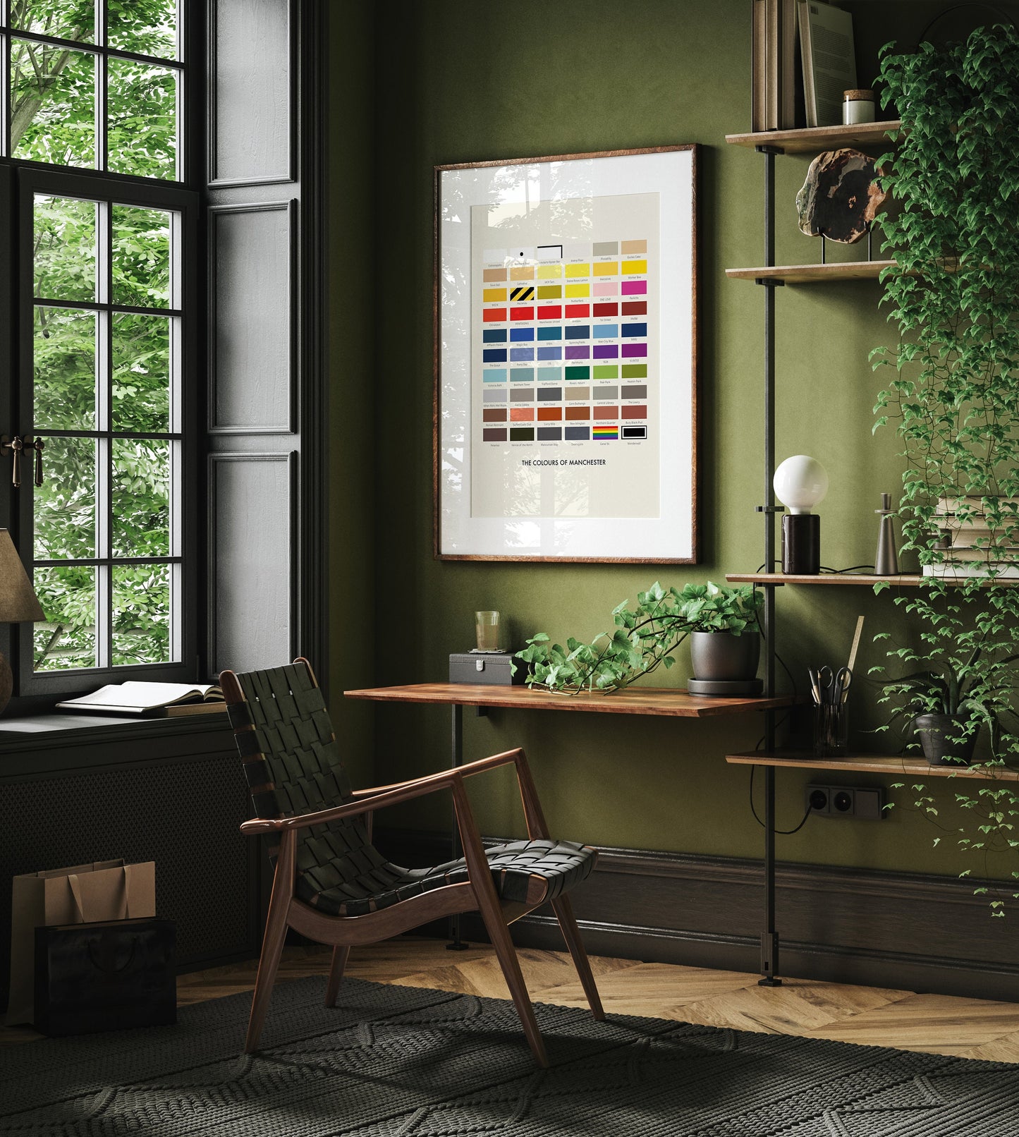 The Colours Of Manchester Print, City Of Manchester Print, Manchester, Manchester Print Unframed, A4 A3 A2, Manchester, Love Manchester