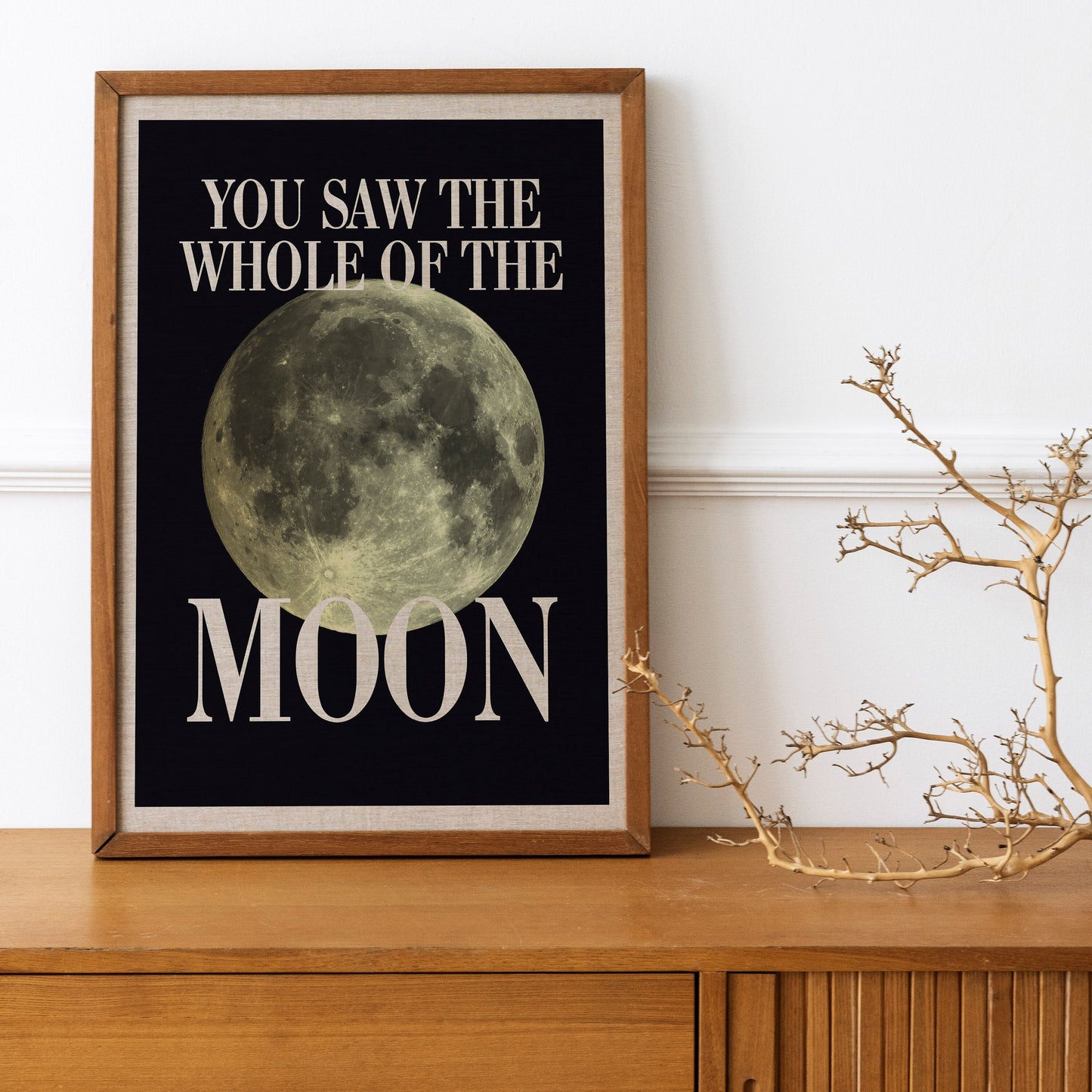 The Waterboys Inspired Print, The Whole Of The Moon Lyrics Print, Retro, Music Wall Art, Indie Music Print, Gig Concert Poster, Music Prints