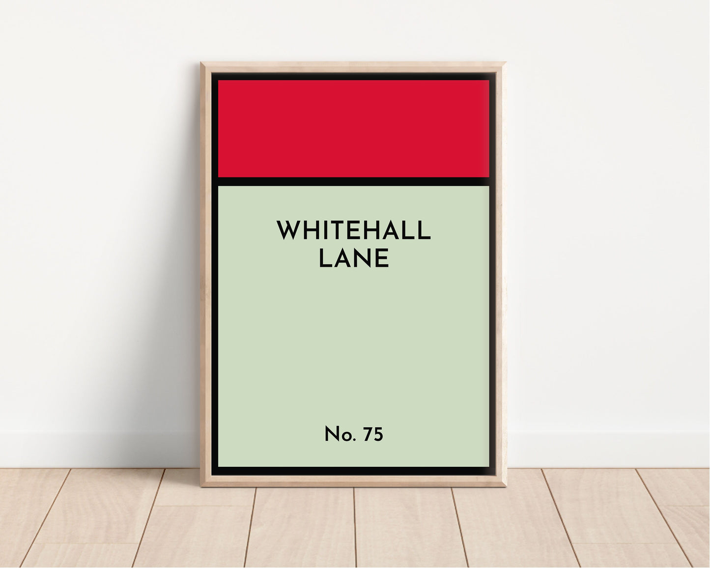 Custom Inspired Monopoly Board Print, Gift Idea, Custom Monopoly Property Street, New Home Gift, Housewarming, A5 A4 A3 A2, Personalised