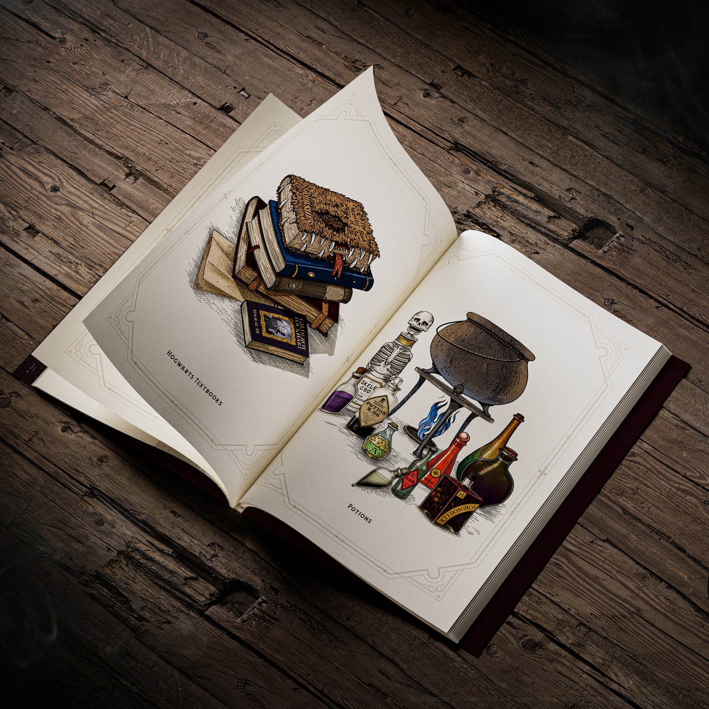 Harry Potter Self-Colouring Book