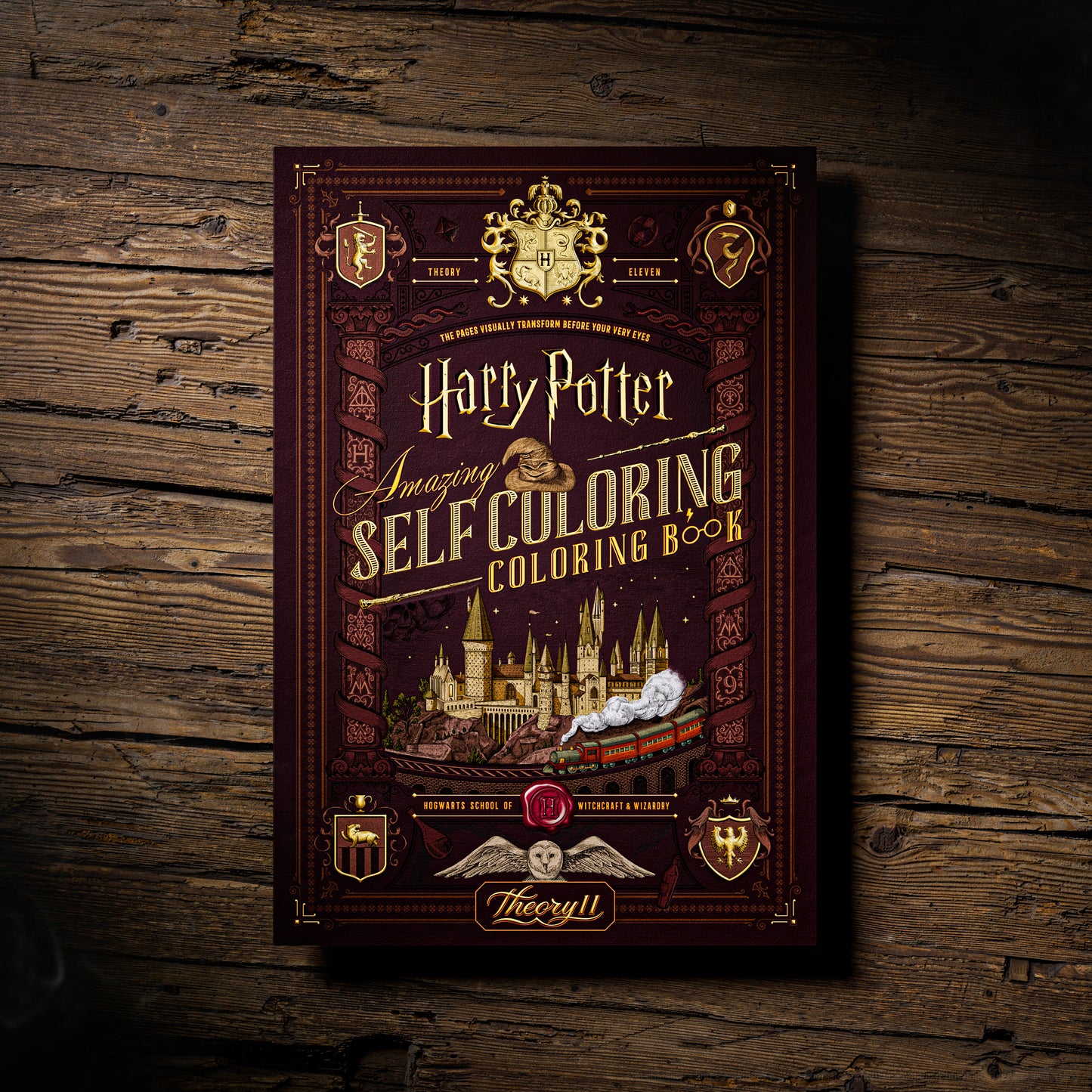 Harry Potter Self-Colouring Book