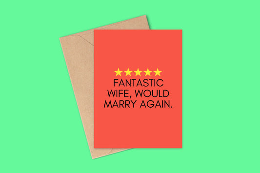 Fantastic Wife Review Card