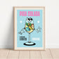 Retro Cocktails Inspired Art Prints, Retro Cocktails Wall Art, Aperol Spritz, Retro Prints, Pina Colada, Sunday Vibes Print, Drink Prints