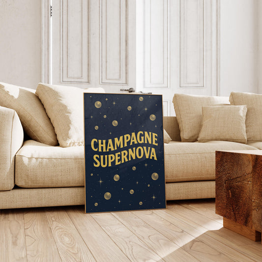 Champagne Supernova Inspired Art Print, Music Wall Art, Champagne Supernova, Music Print, Music Art, Music Wall Art, Indie, Music Lyrics