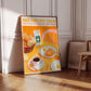 Breakfast Club Wall Art Print, Kitchen Dining Room Decor, Modern Breakfast Poster, Foodie Artwork, Fun Gift for Food Lovers
