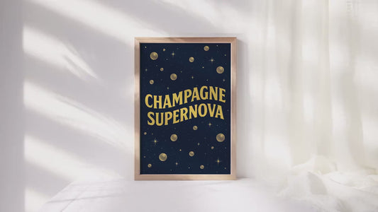 Champagne Supernova Inspired Art Print, Music Wall Art, Champagne Supernova, Music Print, Music Art, Music Wall Art, Indie, Music Lyrics