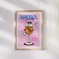 Retro Cocktails Inspired Art Prints, Retro Cocktails Wall Art, Aperol Spritz, Retro Prints, Pina Colada, Sunday Vibes Print, Drink Prints
