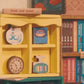 Build Your Own Bookstore, Doll House DIY Kit, Model Set, Miniature Bookstore Craft Kit for Adults, Mini Diorama Room with Furniture, Books