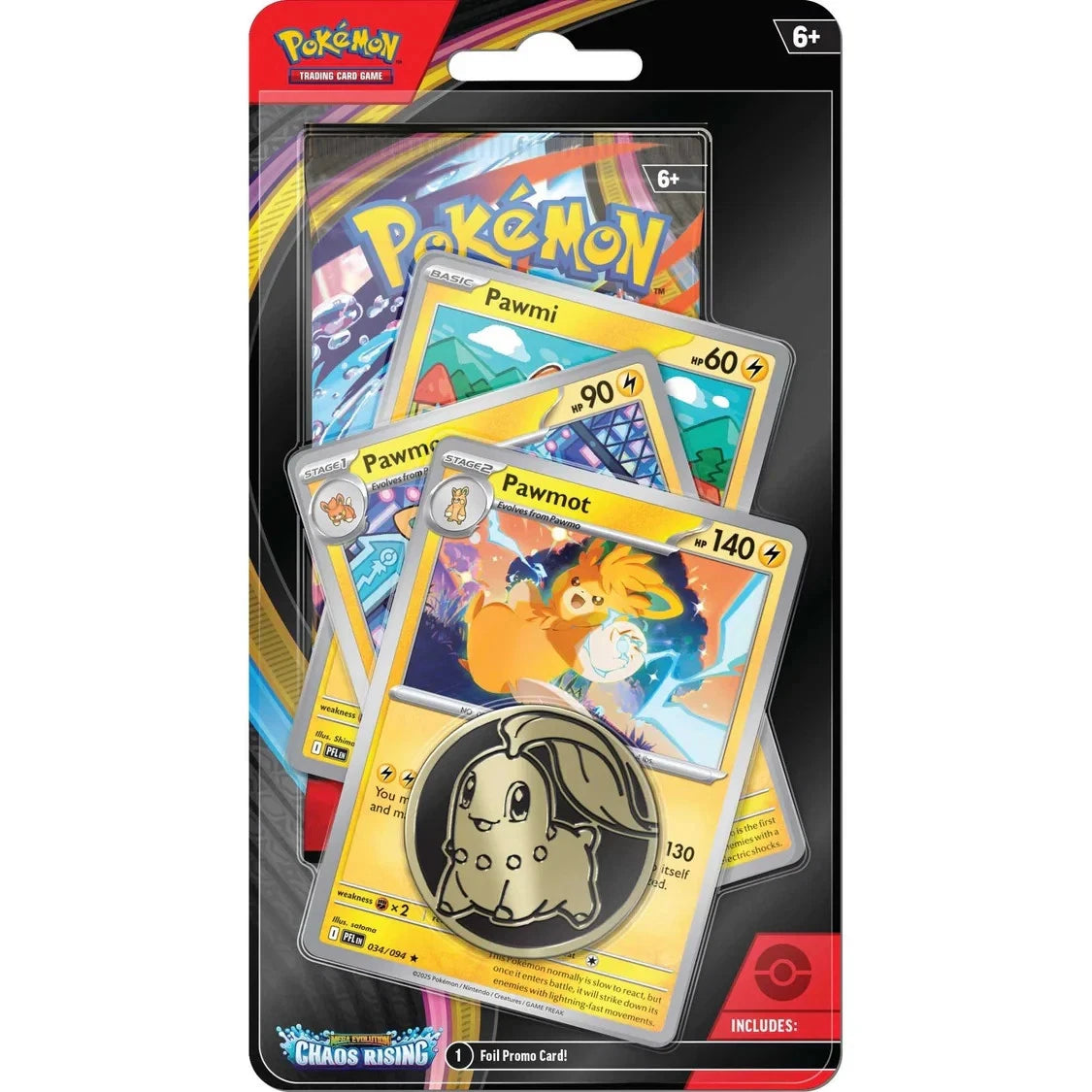 Pokemon TCG: Chaos Rising Premium Checklane Booster Blister Packs