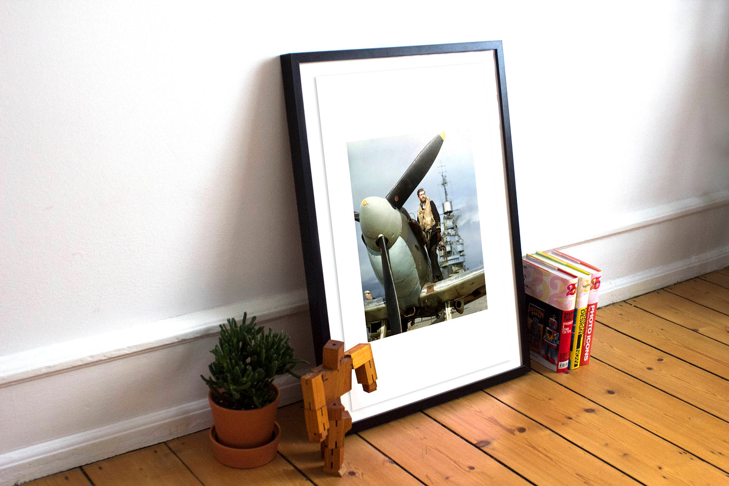Vintage RAF print, Bachelor pad print, Wall decor, mens gift, gift for him, vintage wall decor, War Photograph, Fighter pilot Print