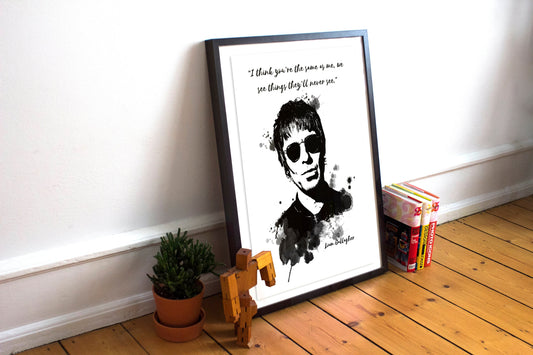 Oasis Liam Gallagher Print | Music Print | Home Decor Wall Art | Indie Rock Poster Art | Liam Gallagher Original art print