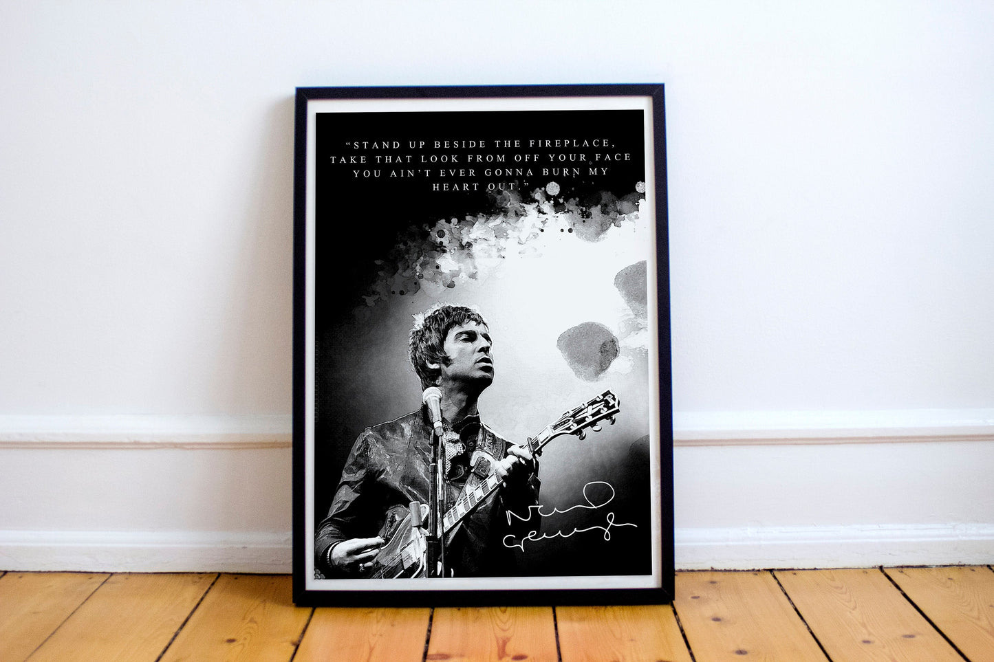 Noel Gallagher Inspired Print, Noel Gallagher Oasis Poster, Wall décor Music print, Best selling art, Noel Gallagher print, Oasis Art Print,