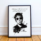 Oasis Liam Gallagher Print | Music Print | Home Decor Wall Art | Indie Rock Poster Art | Liam Gallagher Original art print