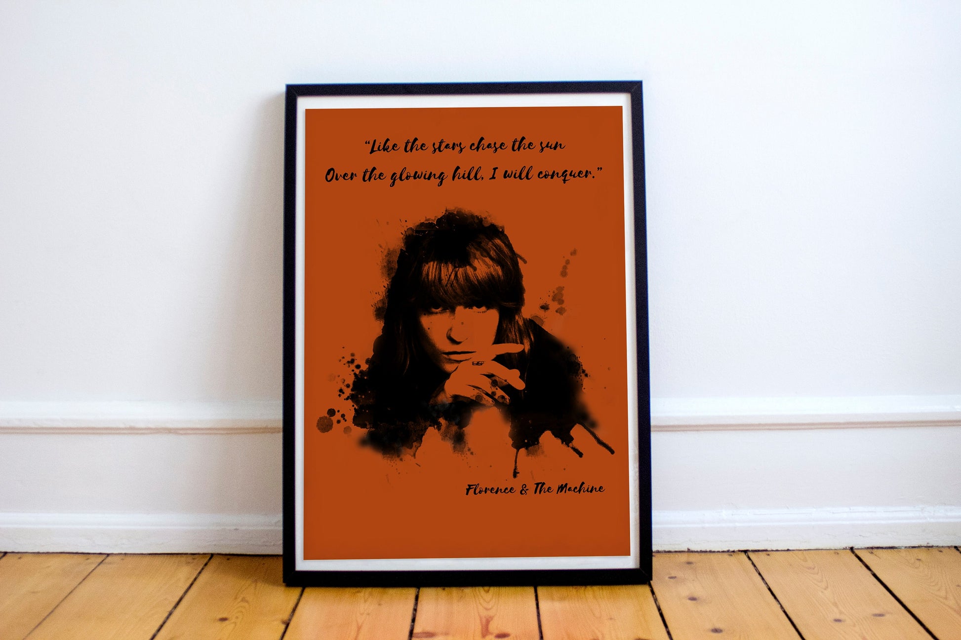 Florence and the Machine Inspired Print, Florence And the Machine Queen Of Peace Print, Florence and the Machine Lyrics, Music Print,