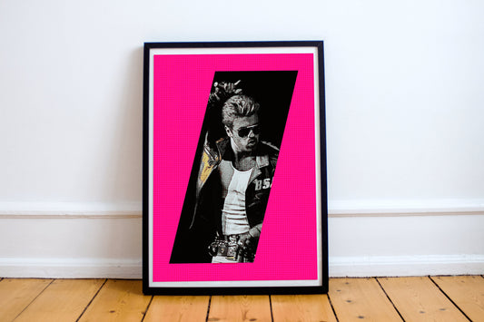 George Michael Inspired Art Print | George Michael Print | Bold Pop Art Print | A4 A3 16x12 | Music Wall Art | George Michael |
