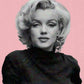 Marilyn Monroe Art Print | Marilyn Monroe Print | Pastel Pink Print | A4 A3 16x12 | Marilyn Monroe Wall Art | Retro Print | Vintage Style