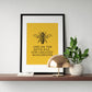 Manchester Print, Manchester City Art Print, Manchester Bee, Manchester Print Unframed, A4, A3, Manchester Bee, Love Manchester,