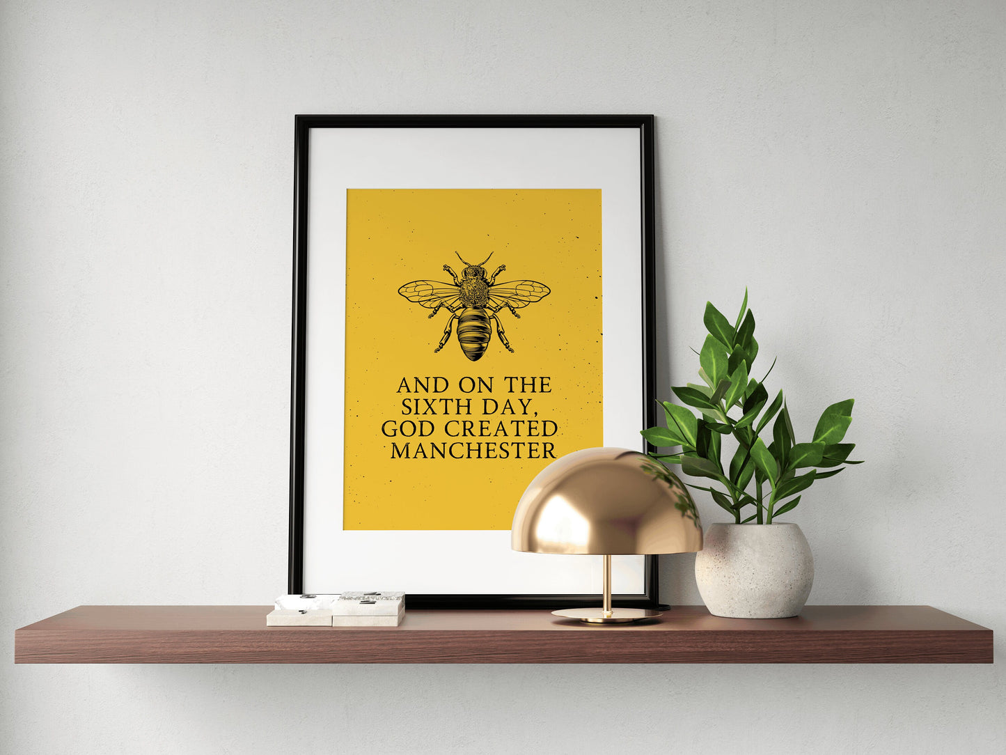 Manchester Print, Manchester City Art Print, Manchester Bee, Manchester Print Unframed, A4, A3, Manchester Bee, Love Manchester,