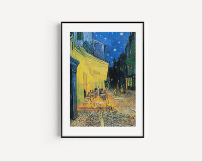 Van Gogh Art Print, Café Terrace at Night, Van Gogh Wall Décor, Classic Art Print, Van Gogh Paintings, Van Gogh Art, Modern Home Décor,