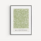 William Morris Art Print, Botanical print, William Morris Willow Pattern, Art Poster, Museum Poster, Vintage Poster, Wall Decor, Home Decor
