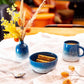 Mojave Glaze Blue Mug, Mojave Glaze, Sass and Belle Mug, Stoneware Ceramic Large Mug, Breakfast Tea Cup, Coffee Mug, Scandi Design, Blue,
