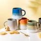 Mojave Glaze Blue Mug, Mojave Glaze, Sass and Belle Mug, Stoneware Ceramic Large Mug, Breakfast Tea Cup, Coffee Mug, Scandi Design, Blue,