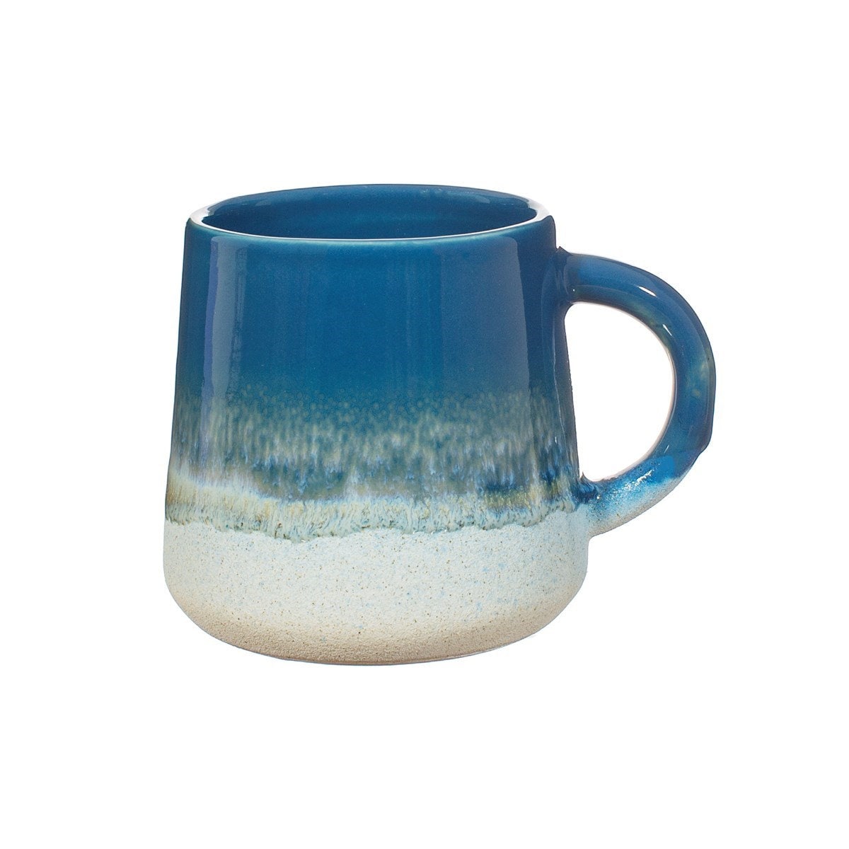 Mojave Glaze Blue Mug, Mojave Glaze, Sass and Belle Mug, Stoneware Ceramic Large Mug, Breakfast Tea Cup, Coffee Mug, Scandi Design, Blue,