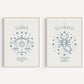 7x5/A4 Zodiac Art Prints, Star Signs Wall Art, Zodiac Prints, Aesthetic Prints, Star signs Wall Decor, Zodiac Posters, Different Zodiacs