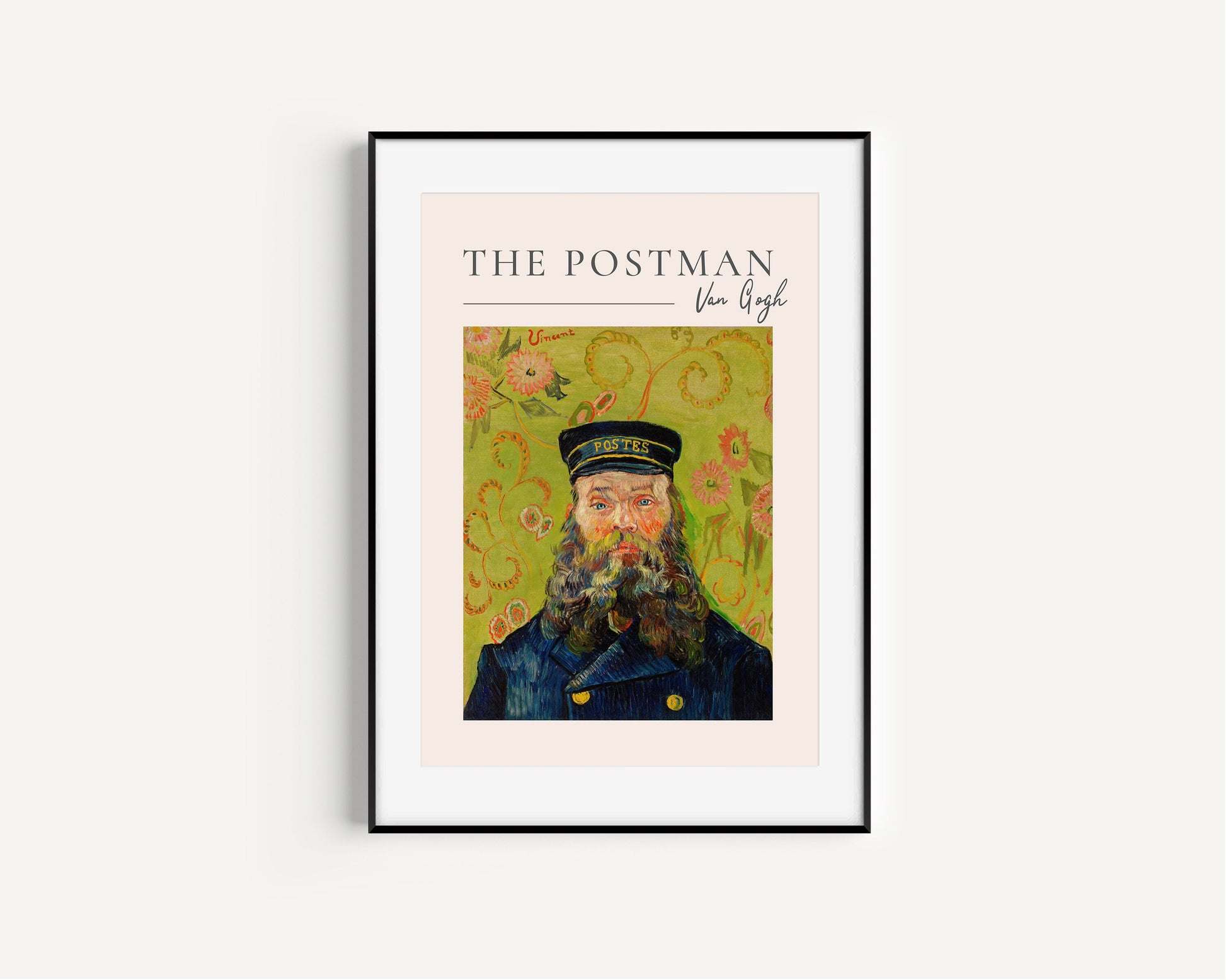 Van Gogh Exhibition Poster, The Postman, Van Gogh Art Print, Classic Wall Art Décor, Classic Art, Gift Idea, A1/A2/A3/A4, Van Gogh,