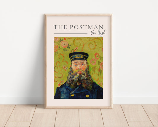 Van Gogh Exhibition Poster, The Postman, Van Gogh Art Print, Classic Wall Art Décor, Classic Art, Gift Idea, A1/A2/A3/A4, Van Gogh,