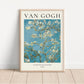 Van Gogh Art Print, Van Gogh Exhibition Poster, Almond Blossoms, Floral Wall Art Decor, Floral Garden Art, Gift Idea, A1/A2/A3/A4, Aesthetic