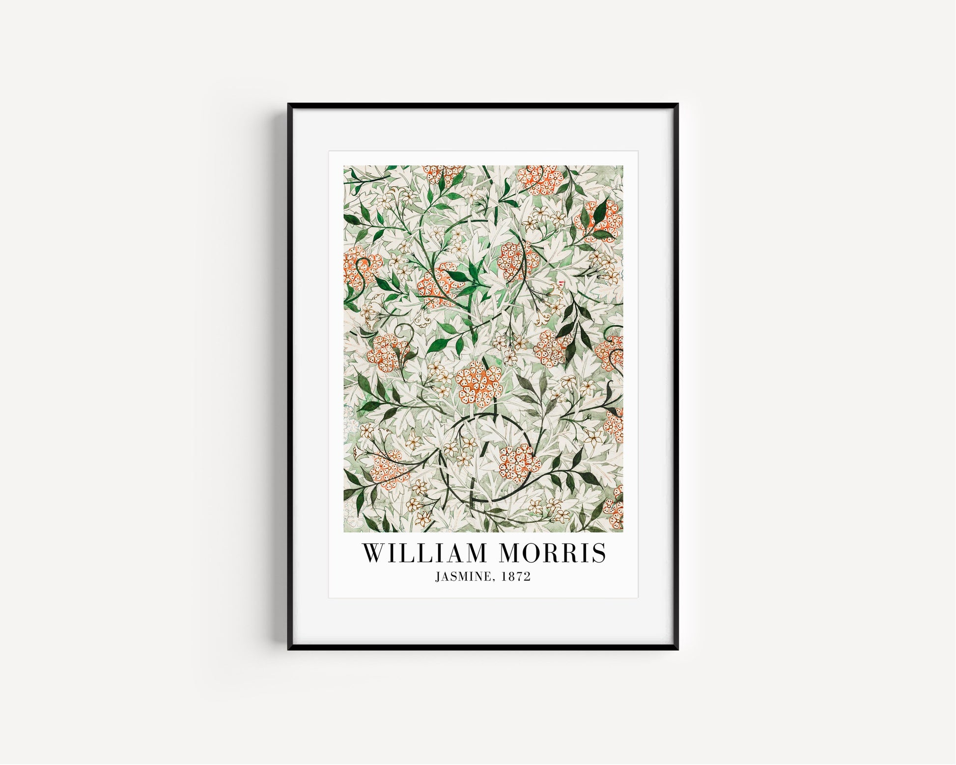 William Morris Art Print, Botanical print, William Morris Jasmine 1872, Printed Wall Art, Vintage Poster, Wall Décor, Home Décor, Jasmine,