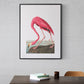 Pink Flamingo Vintage Art Print, Vintage Decor, Antique Bird Illustrations, John Audubon, Trending, Flamingo Vintage Print, Vintage Art