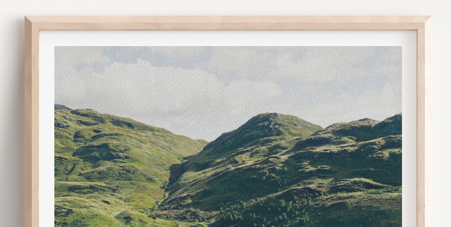 Scotland art print, Glenfinnan Viaduct Print, Oil Paint Style, Scotland, Glenfinnan, Steam Train wall art, Scotland Wall Decor, Landscape,