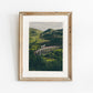 Scotland art print, Glenfinnan Viaduct Print, Oil Paint Style, Scotland, Glenfinnan, Steam Train wall art, Scotland Wall Decor, Landscape,
