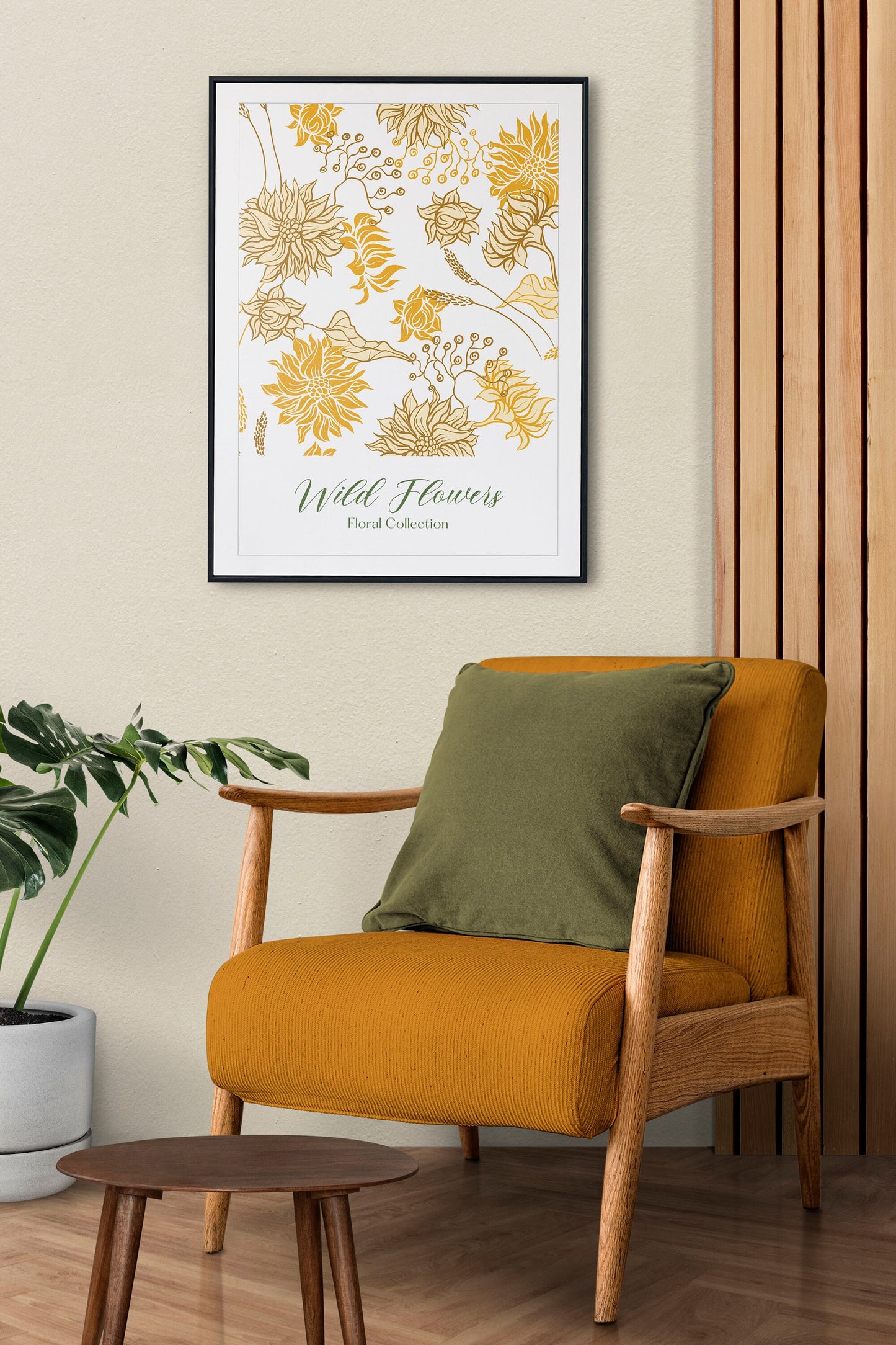 Floral Collection Flower Prints, Boho Home Decor, Wild Flowers Wall Art, Flower Prints, Living Room, A5/A4/A3/A2/A1, Different Colours,