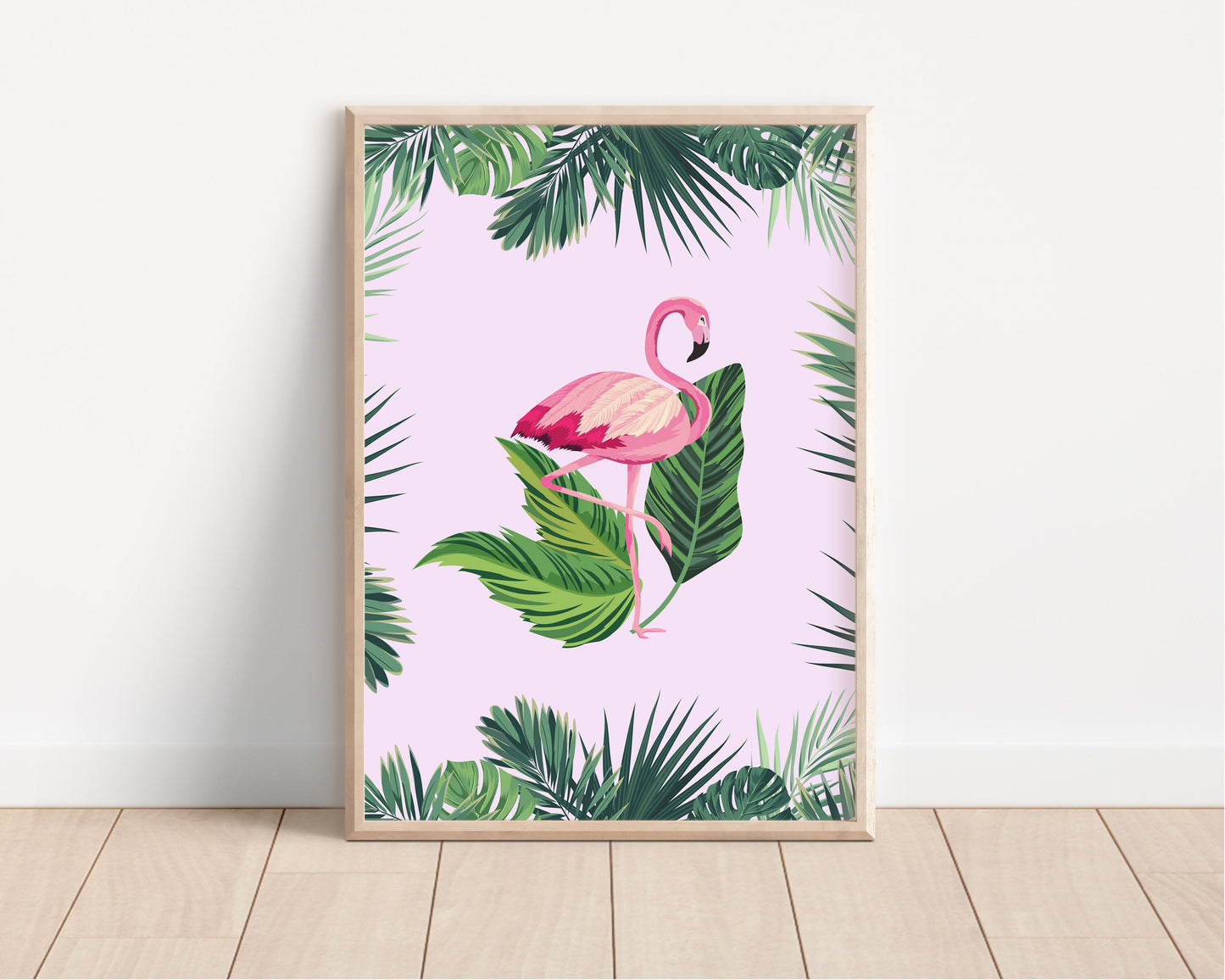 Pink Flamingo Print, Boho Home Decor, Animal Wall Art, Animal Prints, Living Room, A5/A4/A3/A2, Trending, Different Colours, Flamingo Art,