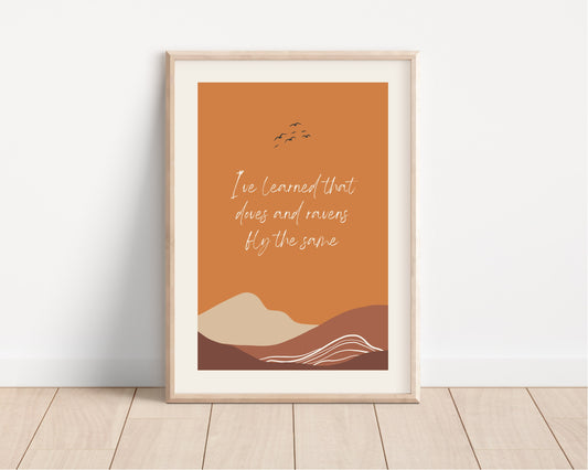 Glory Dermot Kennedy Inspired Art Print, Dermot Kennedy Wall Art, Glory Lyrics, Music Print, Music Art, Music Décor, Dermot Kennedy Lyrics,