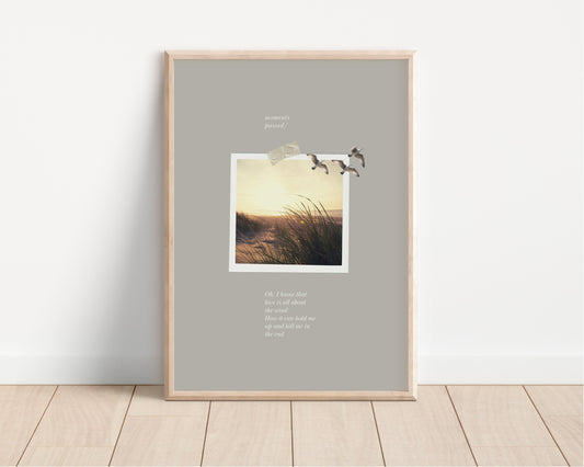Moments Passed Dermot Kennedy Inspired Print, Dermot Kennedy Wall Art, Moments Passed, Music Print, Music Art, Music Décor, Dermot Kennedy,